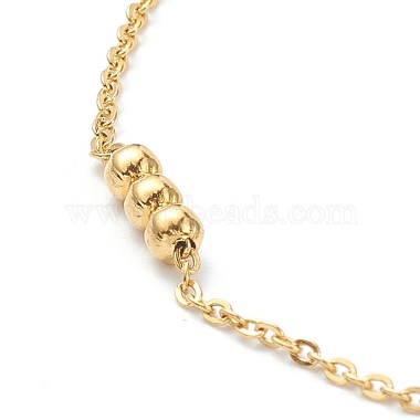 Vacuum Plating 304 Stainless Steel Cable Chain Necklaces(NJEW-I248-17G)-4