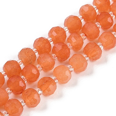 Rondelle Aventurine Beads