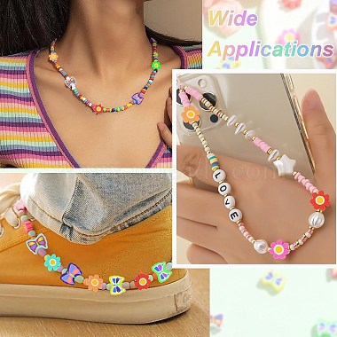 200pcs 2 styles perles en p&acirc;te polym&egrave;re faites &agrave; la main(CLAY-CJ0002-04)-7