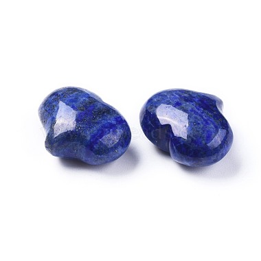 coeur de lapis lazuli naturel pierre de palmier(G-F659-A09)-2