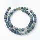 naturelles agate perles brins(G-G735-62F-6mm)-2