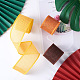 Yilisi 3 rollos 3 cinta de envoltura de lino de imitación de poliéster de colores(OCOR-YS0001-02B)-5
