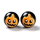 Halloween Themed Handmade Lampwork Beads Strands(LAMP-L078-001B)-2