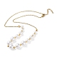 collier de perles graduées en perles de plastique(NJEW-F317-02G)-1