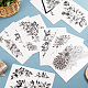 9Pcs 9 Style Waterproof Cool Sexy Body Art Removable Temporary Tattoos Paper Stickers(STIC-GF0001-14)-4