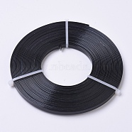 Aluminum Wire, Flat, Black, 10x1mm, about 5m/roll(AW-L001-C-06)