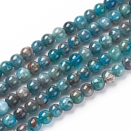 Natural Apatite Beads Strands, Round, 4~4.5mm, Hole: 0.7mm, about 93pcs/strand, 15.55 inch(39.5cm)(G-L554-01-4mm)