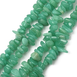 Natural Hemimorphite Chip Bead Strands, 6~13x5~13x2~6mm, 32 inch(G-E248-01)