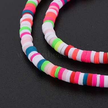 Handmade Polymer Clay Beads Strands(CLAY-N008-043A-01)-3