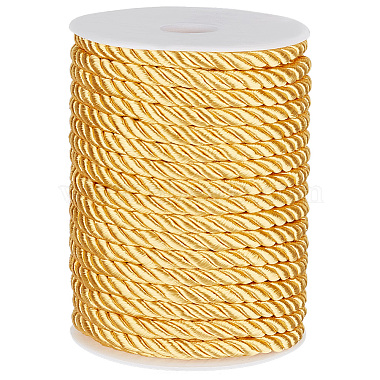 8mm Gold Polyester Thread & Cord