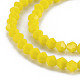 Opaque Solid Color Glass Beads Strands(GLAA-Q080-4mm-B10)-3