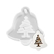 Christmas Theme DIY Bell with Tree Pendant Silicone Molds(DIY-F114-35)-1