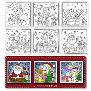 PVC Plastic Stamps, for DIY Scrapbooking, Photo Album Decorative, Cards Making, Stamp Sheets, Snowman, 16x11x0.3cm(DIY-WH0167-56-1059)