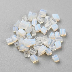Glass Imitation Gemstone Beads, Nuggest, Clear, 4~9x4~9mm, Hole: 1~1.2mm, about 55pcs/10g(GLAA-TAC0008-14K)