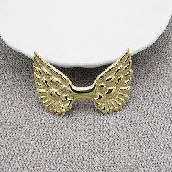 Cloth Embossing Wings, Decorate Accessories, Champagne Yellow, 30x50x1.5mm(FIND-PW0001-032D)