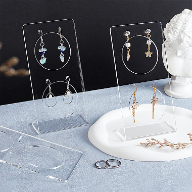 Transparent Acrylic Earring Display Stands(EDIS-WH0012-18)-6