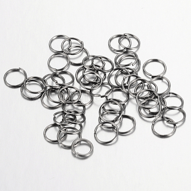 Iron Open Jump Rings(IFIN-A018-6mm-B-NF)-1