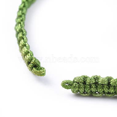 Création de bracelets de corde en nylon tressée(AJEW-M001-03)-4