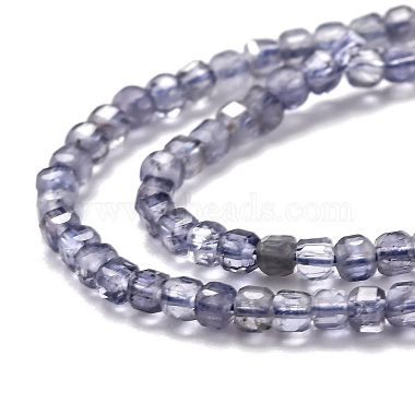 Natural Iolite/Cordierite/Dichroite Beads Strands(G-H266-30)-2