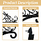 Iron Hanging Plant Hanger Bracket(HJEW-WH0095-013)-8