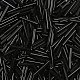 Opaque Glass Bugle Beads(SEED-R028-2x18-C01)-4