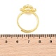 Brass Micro Pave Cubic Zirconia Adjustable Ring Components(KK-CBAC351-02G)-3