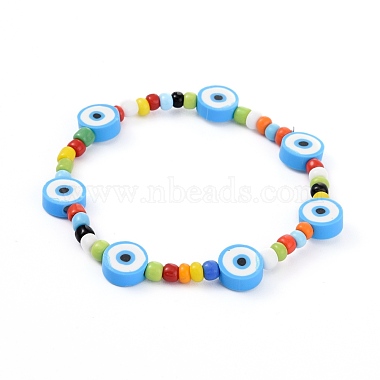 Perles de rocaille de verre étirer bracelets(BJEW-JB06291-02)-5