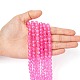 Spray Painted Crackle Glass Beads Strands(CCG-Q001-8mm-02)-4