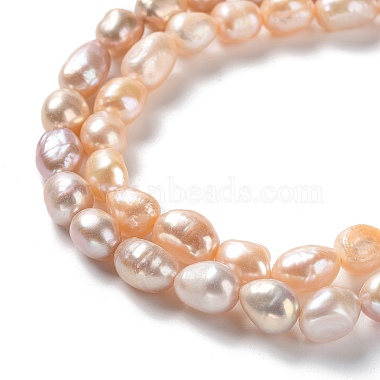 Natural Cultured Freshwater Pearl Beads Strands(PEAR-Z002-32)-3