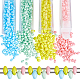 776Pcs 4 Colors 2-Hole Seed Beads(SEED-CN0001-19A)-1
