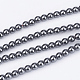 Non-Magnetic Synthetic Hematite Beads Strands(G-D015-2)-1