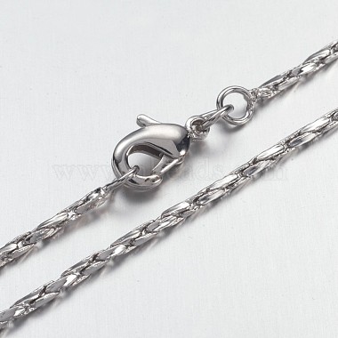 Brass Chain Necklaces(MAK-F013-01P)-2