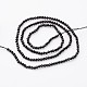 Natural Black Spinel Beads Strands(X-G-K127-05F-2mm)-2
