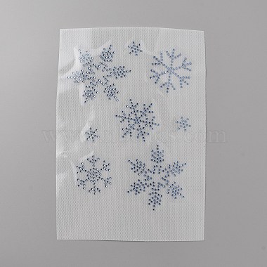 Snowflake Pattern Hotfix Rhinestones(DIY-WH0430-205A)-1