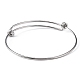 Adjustable 316 Surgical Stainless Steel Expandable Bangle Making(MAK-M188-02)-2