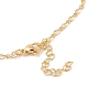 Brass Micro Pave Clear Cubic Zirconia Bowknot Pendant Necklaces for Women(NJEW-S432-02G-02)-2