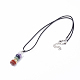 Натуральные и синтетические смешанные каменные подвесные ожерелья(G-Q989-002)-2