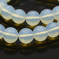 Opalite Round Beads Strands, 8mm, Hole: 0.8mm, about 54pcs/strand, 15.7 inch(GLAA-A025-8mm-04)