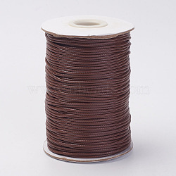 Korean Waxed Polyester Cords, Coconut Brown, 1.5mm, about 87.48~92.95 yards(80~85m)/roll(YC-N002-103)