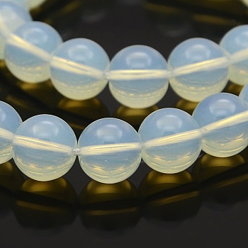Opalite Round Beads Strands, 8mm, Hole: 0.8mm, about 54pcs/strand, 15.7 inch