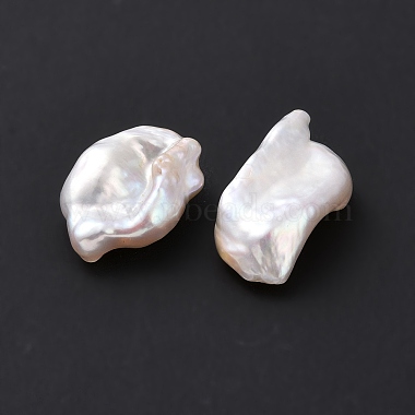 Perles de perles keshi naturelles(PEAR-P003-32)-3