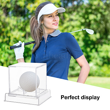 Square Transparent Acrylic Golf Ball Display Case(AJEW-WH0323-05B)-6