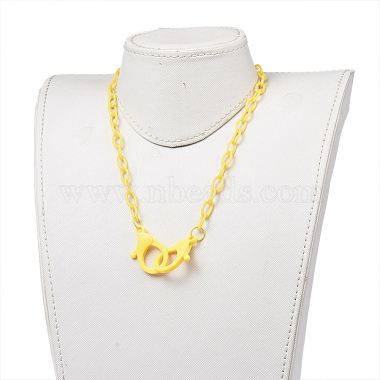 Personalized ABS Plastic Cable Chain Necklaces(NJEW-JN03254-04)-4