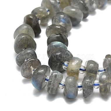 Natural Labradorite Beads Strands(G-E576-58)-3