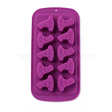 Halloween Witch Hat Shape Food Grade Silicone Molds(X-DIY-H126-03)-3