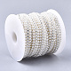 Chapelets guirlande de garniture perles en ABS plastique imitation perle(AJEW-S073-01)-3