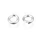 Platinum Plated Brass Round Jump Rings Jewelry Findings Accessories(X-JRC5mm-NF)-3