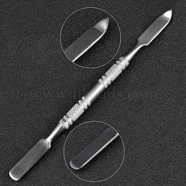 Stainless Steel Spoon Palette Spatulas Stick Rod(MRMJ-G001-24)-2