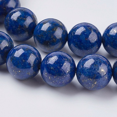 Natural Lapis Lazuli Beads Strands(G-G423-10mm-A)-3