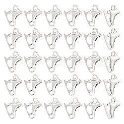 Unicraftale 30Pcs Tibetan Style Alloy Pendants, Cadmium Free & Lead Free, Ice Skates Charms, Antique Silver, 18x16x5mm, Hole: 2mm(TIBEP-UN0001-02)